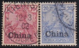 China     -     Michel   -   17/18   -    O       -  Gestempelt - Cina (uffici)