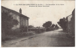 CPA13- MARIGNANE- PAS DES LANCIERS- Le Quartier De La Gare- Avenue De Saint-Victoret - Marignane