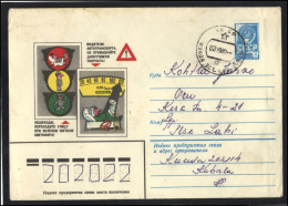 RUSSIA USSR Stationery USED ESTONIA AMBL 1276 KUNDA Traffic Safety - Non Classés