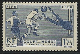 1938 - YVERT N° 396 ** MNH - COTE = 35 EUR. - FOOT - Nuevos