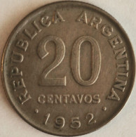 Argentina - 20 Centavos 1952, KM# 48 (non-magnetic) (#2741) - Argentinië