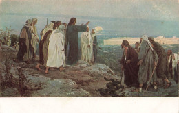 PEINTURES & TABLEAUX - Le Sermon Sur La Montagne - Carte Postale Ancienne - Pintura & Cuadros