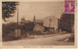 CPA13- MALLEMORT- L'Eglise Et Les Ruines - Mallemort