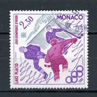 MONACO: JO DE LAKE PLACID - N° Yvert 1222+1223 Obli. - Used Stamps