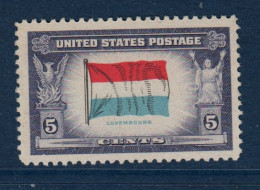 USA, Yv 471, Mi 517, **, Luxembourg, - Ongebruikt