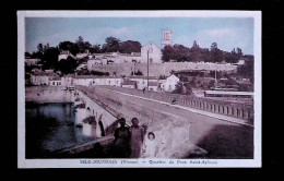 Cp, 86, L' ILE JOURDAIN, Quartier Du Pont Saint Sylvain, Voyagée - L'Isle Jourdain