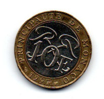 MONACO -- Monégasque -- Pièce De 10 Francs - 1997 - 1960-2001 Neue Francs