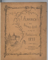 MONTBELIARD ALMANACH Des BONNES GENS DuPAYS De.......1893 - Franche-Comté