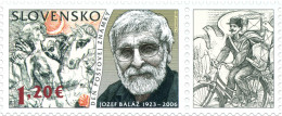 Slovakia - 2023 - Stamp Day - Jozef Balaz, Slovak Stamp Artist - Mint Stamp With Tab - Ongebruikt