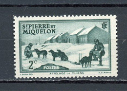 SAINT PIERRE ET MIQUELON - ATTELAGE -   N° Yt 167** - Ongebruikt