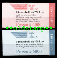 ITALIA 1995 Libretto Carnet Simbolo Ente Poste Integro MNH ** Libretti X 2 - Markenheftchen