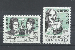 GUATEMALA   YVERT    AEREO  839/40   MNH  ** - Cristóbal Colón