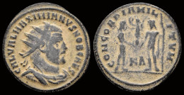 Maximianus Herculius AE Radiatus Jupiter Presents Victory On Globe - The Tetrarchy (284 AD Tot 307 AD)