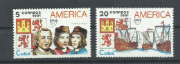 CUBA  YVERT  3153C/D  MNH  ** - Cristóbal Colón