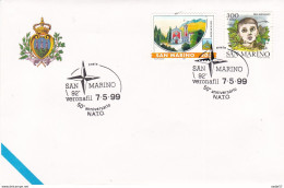 San Marino. 50e Ann N.A.T.O. Veronafil Spec Canc 07-05-1999 - NATO