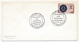 REUNION - Env Affr 20F Lions Club International - Premier Jour 29/10/1967 - Saint Denis - Cartas & Documentos