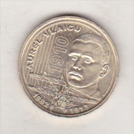 Romania 50 Bani 2010 ,UNC  , KM 259 , Aurel Vlaicu - Roumanie