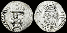 Southern Netherlands Brabant Karel V (Charles Quint) 1/2 Silver Real No Date - 1556-1713 Spanish Netherlands