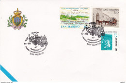 San Marino. 41e Manifestazione MODENA Spec Canc 09-01-1999 - Lettres & Documents