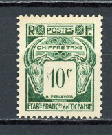 ETABLISSEMENT FRANÇAIS D'OCEANIE : T. TAXE N° Yvert 18** - Postage Due