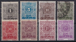 MAROC 1917-26 - MLH/canceled - YT 27-34 - Chiffre Taxe - Complete Set! - Portomarken