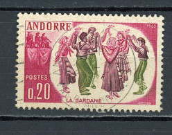 ANDORRE FR  - FOLKLORE -  N° Yvert  166 Obli. - Used Stamps