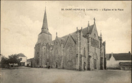 44 - SAINT HERBLAIN - EGLISE ET PLACE - Saint Herblain