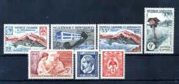 1960 NUOVA CALEDONIA, Nouvelle Caledonie, SET MNH ** M. 370/376 - Unused Stamps