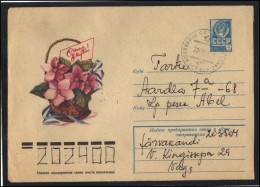 RUSSIA USSR Stationery USED ESTONIA AMBL 1282 JARVAKANDI International Women Day Flora Flowers - Zonder Classificatie