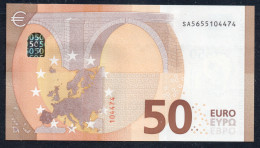 50 EURO ITALY DRAGHI SA S041  Ch  "65"  UNC - 50 Euro