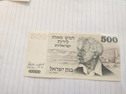 Israel-500 LIROT-DAVID BEN GURION-(1975)-(BLACK-NUMBER)-(380)-(4452530085)-XXF-bank Note - Israel