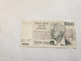 Israel-500 LIROT-DAVID BEN GURION-(1975)-(BLACK-NUMBER)-(382)-(4752627228)-XXF-bank Note - Israele