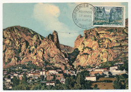 REUNION - Carte Maximum - 25F Moustiers Ste Marie - Premier Jour - Sainte Marie (Réunion) 15/8/1965 - Storia Postale