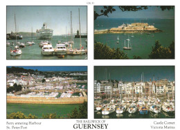 GUERNSEY, MULTIPLE VIEWS, SHIP, BOATS, BEACH, ARCHITECTURE, UNITED KINGDOM - Guernsey