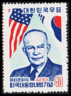 1960. COREE SOUTH. 40 H. Eisenhower Visit In Corea. Never Hinged. (Michel 303) - JF538977 - Corée Du Sud