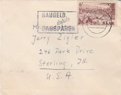 Saar Old Cover Mailed - Covers & Documents