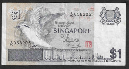 Singapore - Banconota Circolata Da 1 Dollaro P-9.1 - 1976 #19 - Singapur