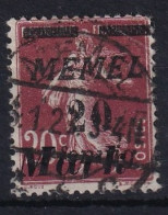 MEMEL 1922 - Canceled - Mi 109 - Memelgebiet 1923