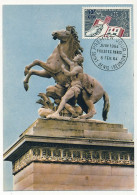 REUNION - Carte Maximum - 12F Philatec Paris - Premier Jour - St Denis (Réunion) 8/2/1964 - Brieven En Documenten
