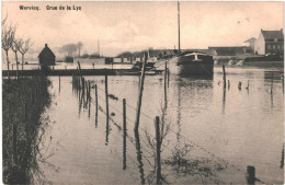 CPA  Carte Postale Belgique Wervicq  Crue De La Lys 1910  VM74831ok - Wervik