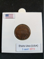 Etats-Unis 1 Cent 1973 - 1959-…: Lincoln, Memorial Reverse