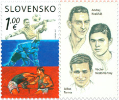 **  639 Slovakia A. Kvasnak - Soccer 2017 And J. Torma - Boxing, Vaclav Nedomanský - Ice Hockey - Hockey (Ice)