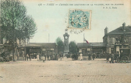 PARIS 19eme Arrondissement   Entrée Des Abattoirs De La Villette Rue De Flandre - Arrondissement: 19