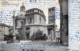 TORINO - CHIESA DELLA CONSOLATA - PICCOLA ANIMAZIONE - CARTOLINA FP SPEDITA NEL 1904 - Kirchen