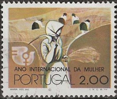 PORTUGAL 1975 International Women's Year - 2e. - Woman Farm Worker FU - Gebruikt