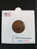 Etats-Unis 1 Cent 1979D - 1959-…: Lincoln, Memorial Reverse