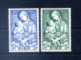 1954 IRLANDA SET MNH ** Anno Mariano 122/123 - Nuovi