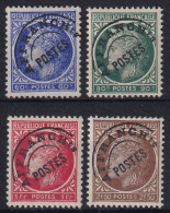 FRANCE 1945-47 - MLH - YT 87, 89, 90, 93 - Préoblitérés - 1893-1947