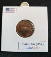 Etats-Unis 1 Cent 1987 - 1959-…: Lincoln, Memorial Reverse