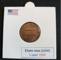 Etats-Unis 1 Cent 1988 - 1959-…: Lincoln, Memorial Reverse